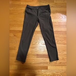 Lululemon ABC Pant Slim Fit Olive Brown 32 Warpstreme